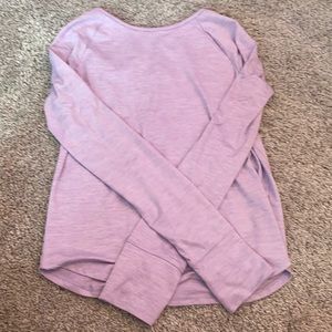 Athletic long sleeved shirt